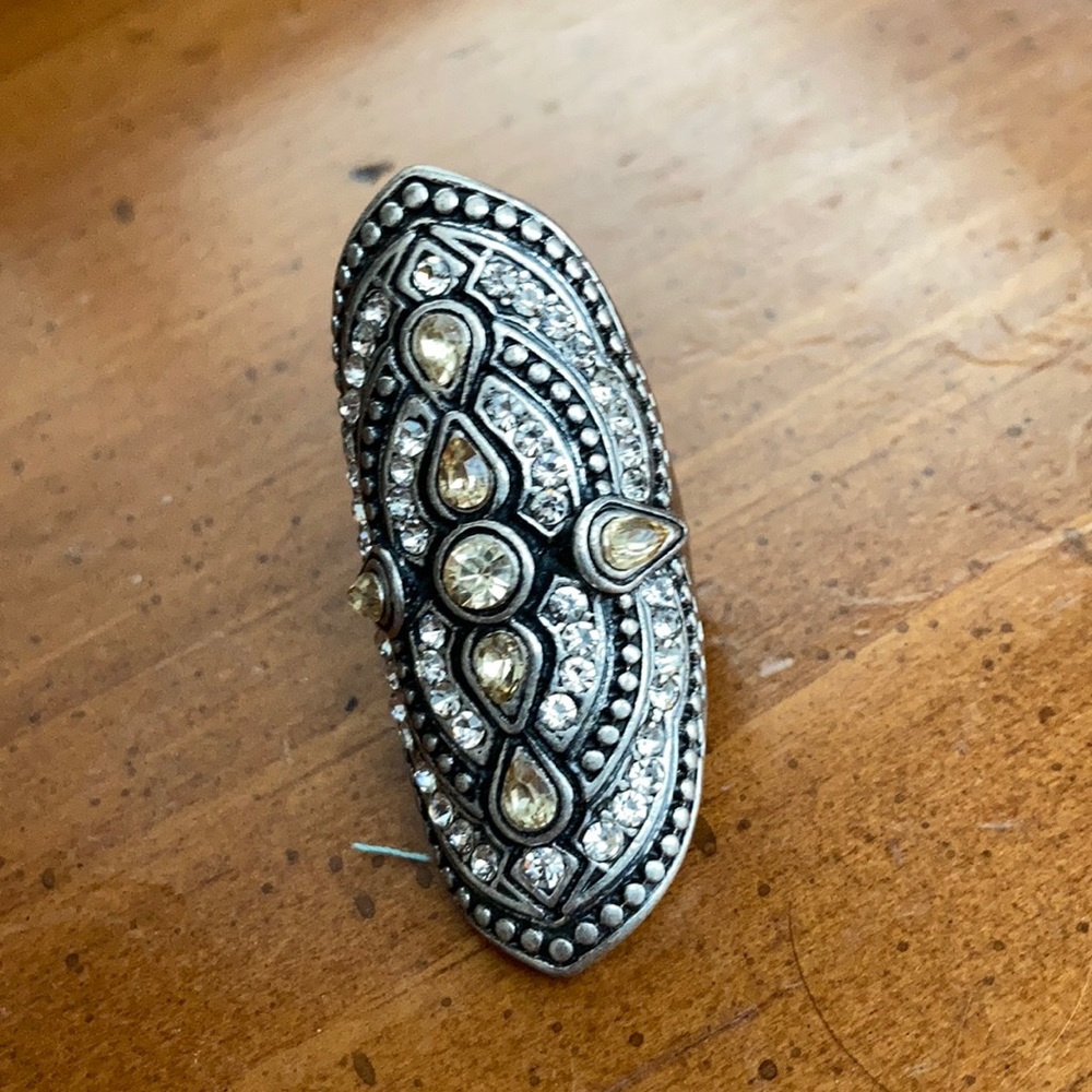 Free People Silver and Gold Statement Ring